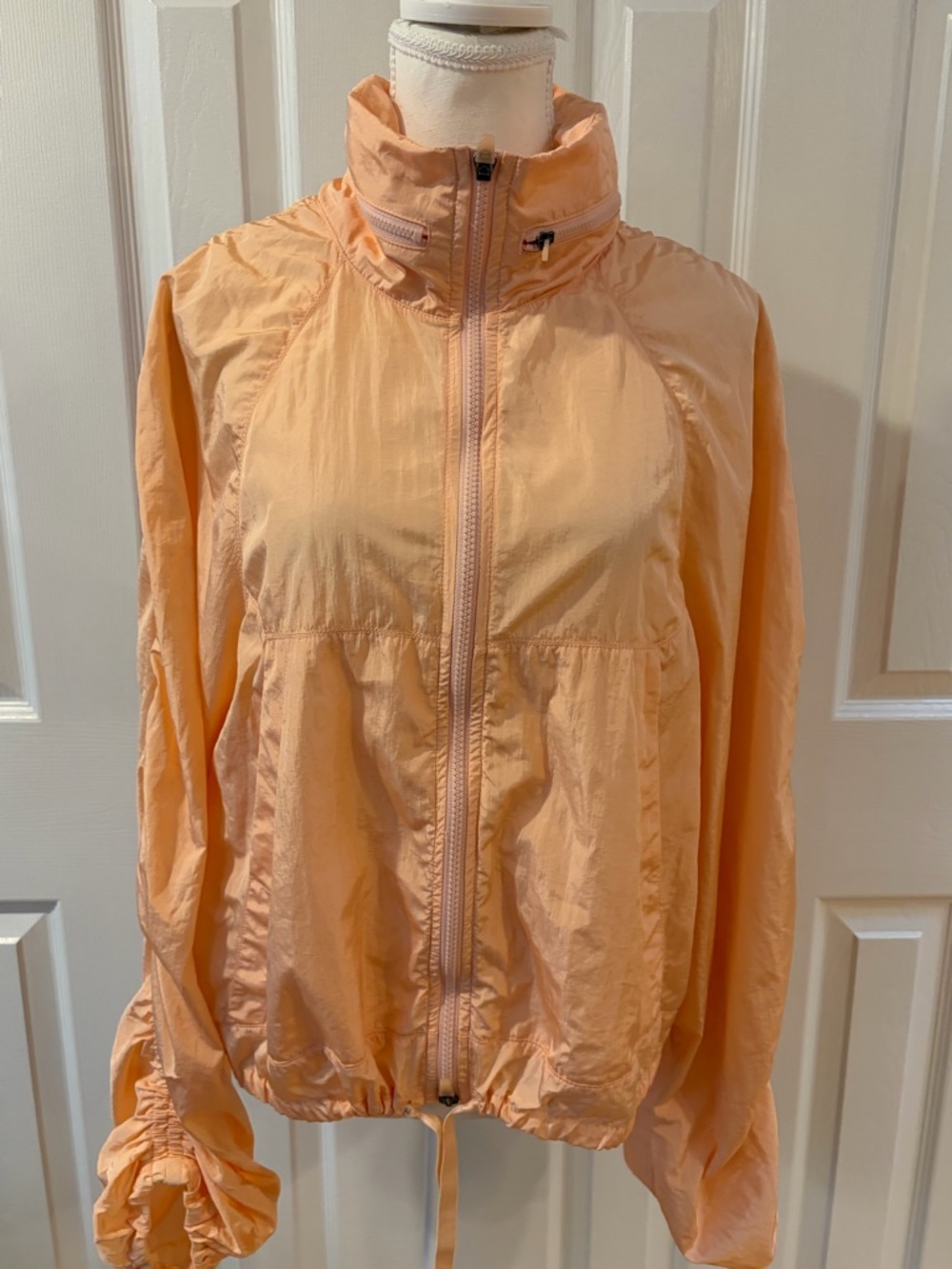 Free People Movement Peach Way Home Packable Windbreaker Size L